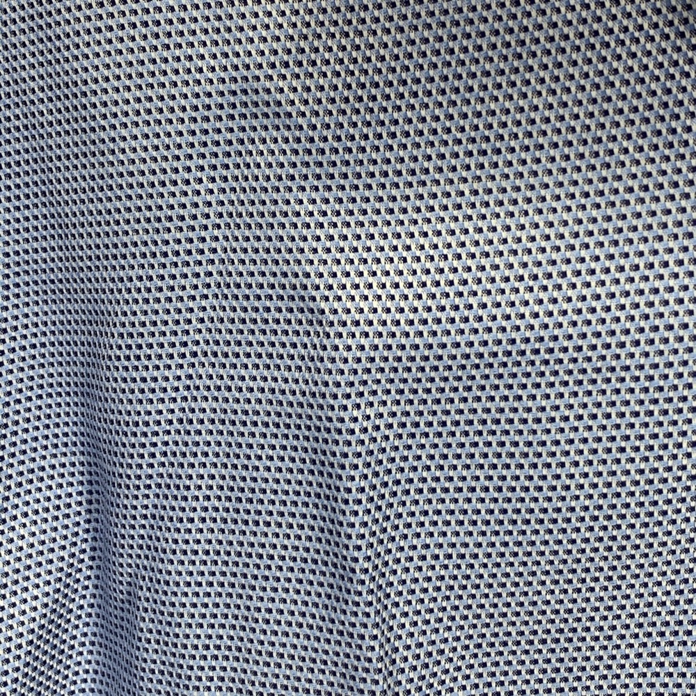 NWT Hugo Boss Blue Waffle Knit Dress Shirt Mens - Picture 4 of 6